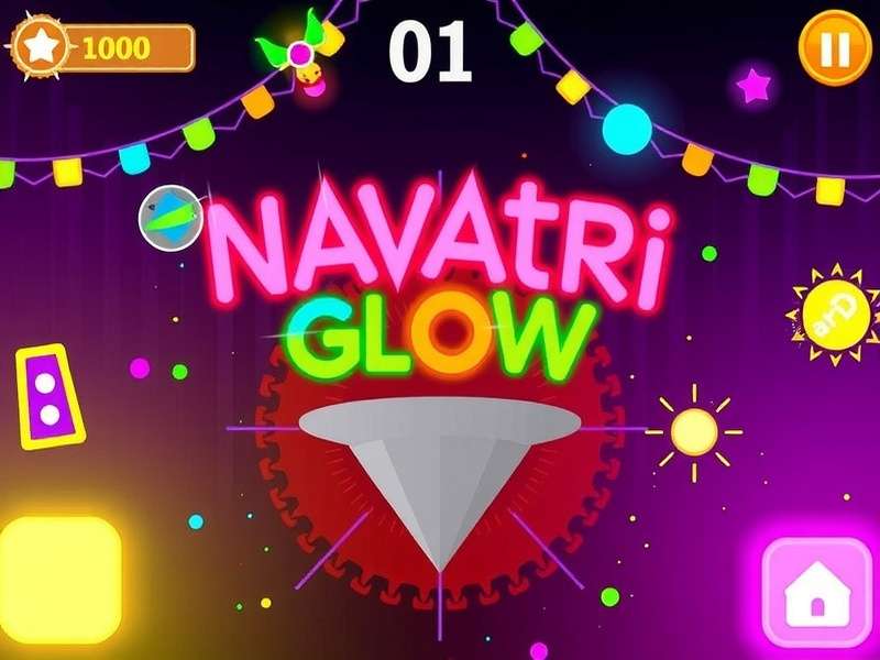 Navratri Glow Adventure Gameplay Screenshot