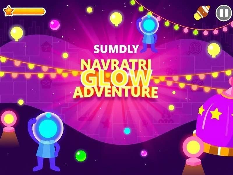 Navratri Glow Adventure Game Cover